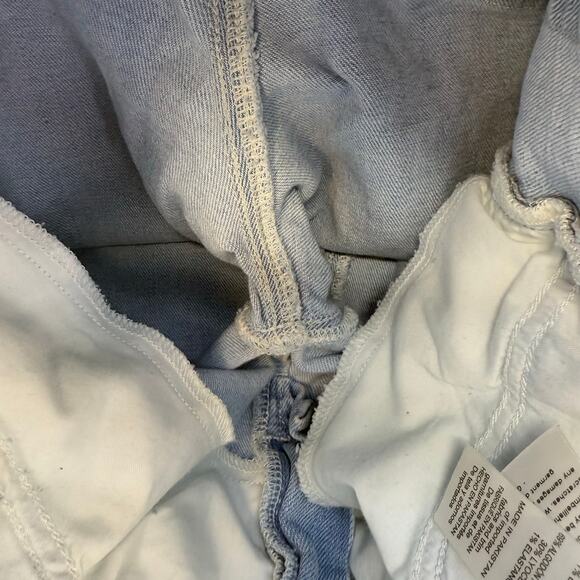 Good American Jean's Women's 6/28 Light Blue Ankle Skinny Raw Hem Preppy - Picture 6 of 15